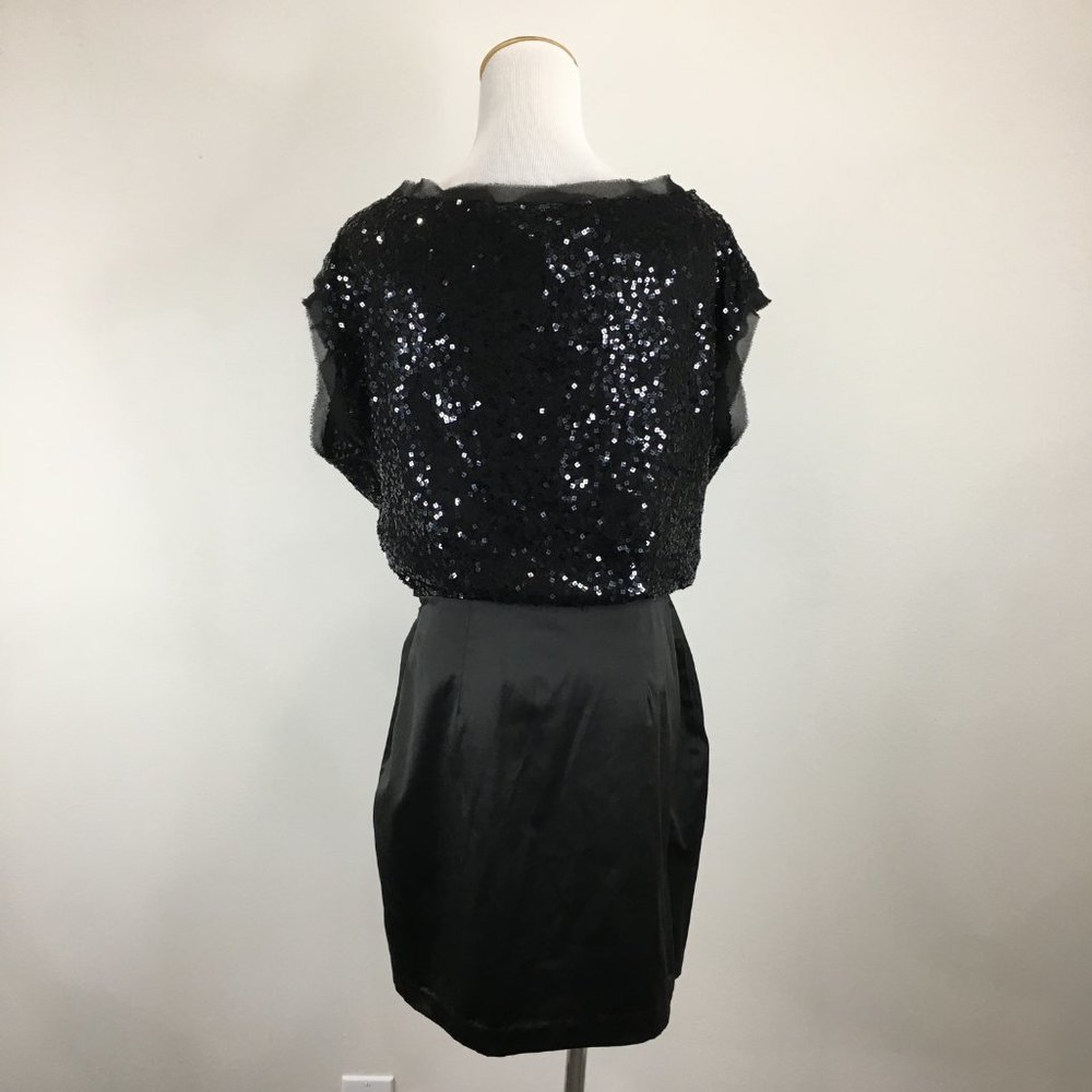 Bcbgeneration Black Sequin Embellished Loose Top … - image 8